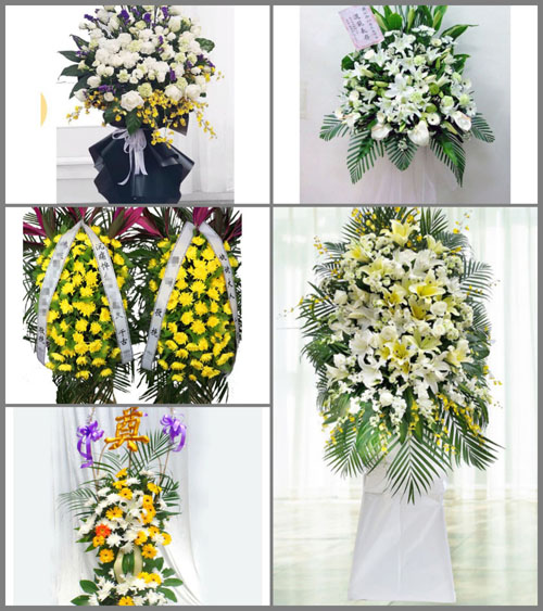 福建福州长乐市梅花镇梅西村白事花篮预定