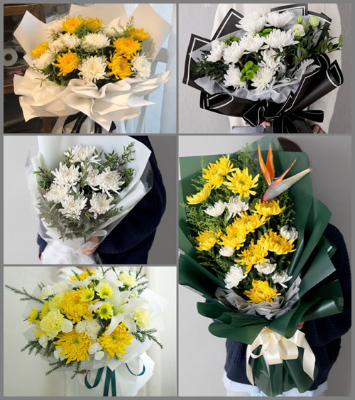 福建福州长乐市梅花镇梅西村白事花束代送